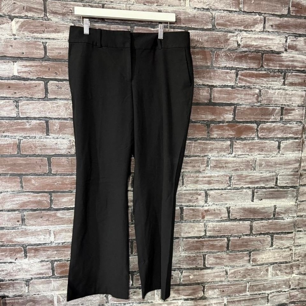 Ann Taylor Pants Women 10 Black Career Work Trouser Business